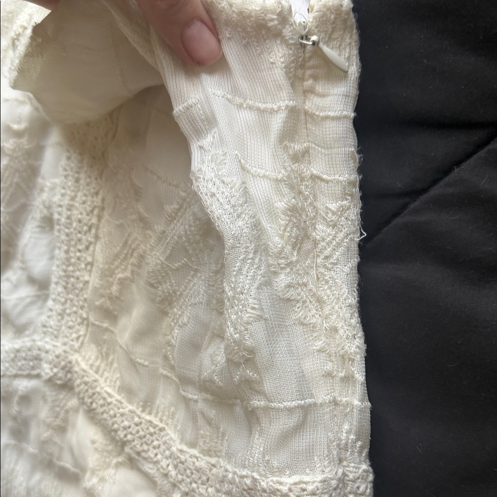 Lucky Brand Medium White Lace Maxi Dress - Picture 8 of 8
